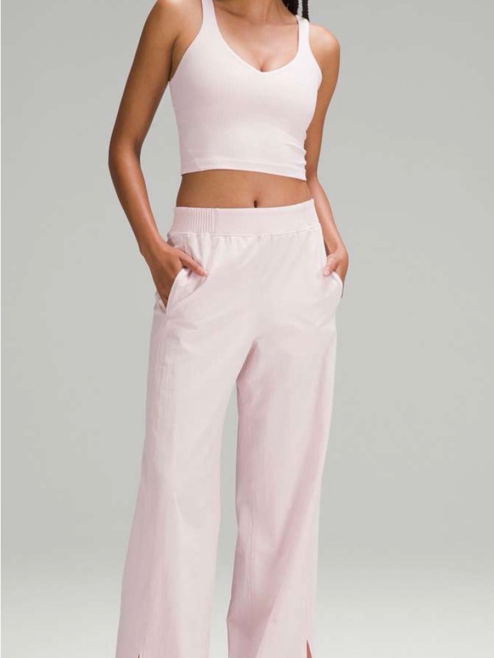 Lululemon Stretch Woven Wide-Leg High-Rise Pant L